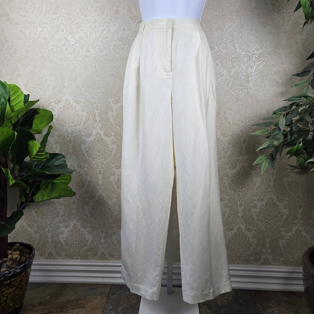 Elegant Cream Women's Trousers